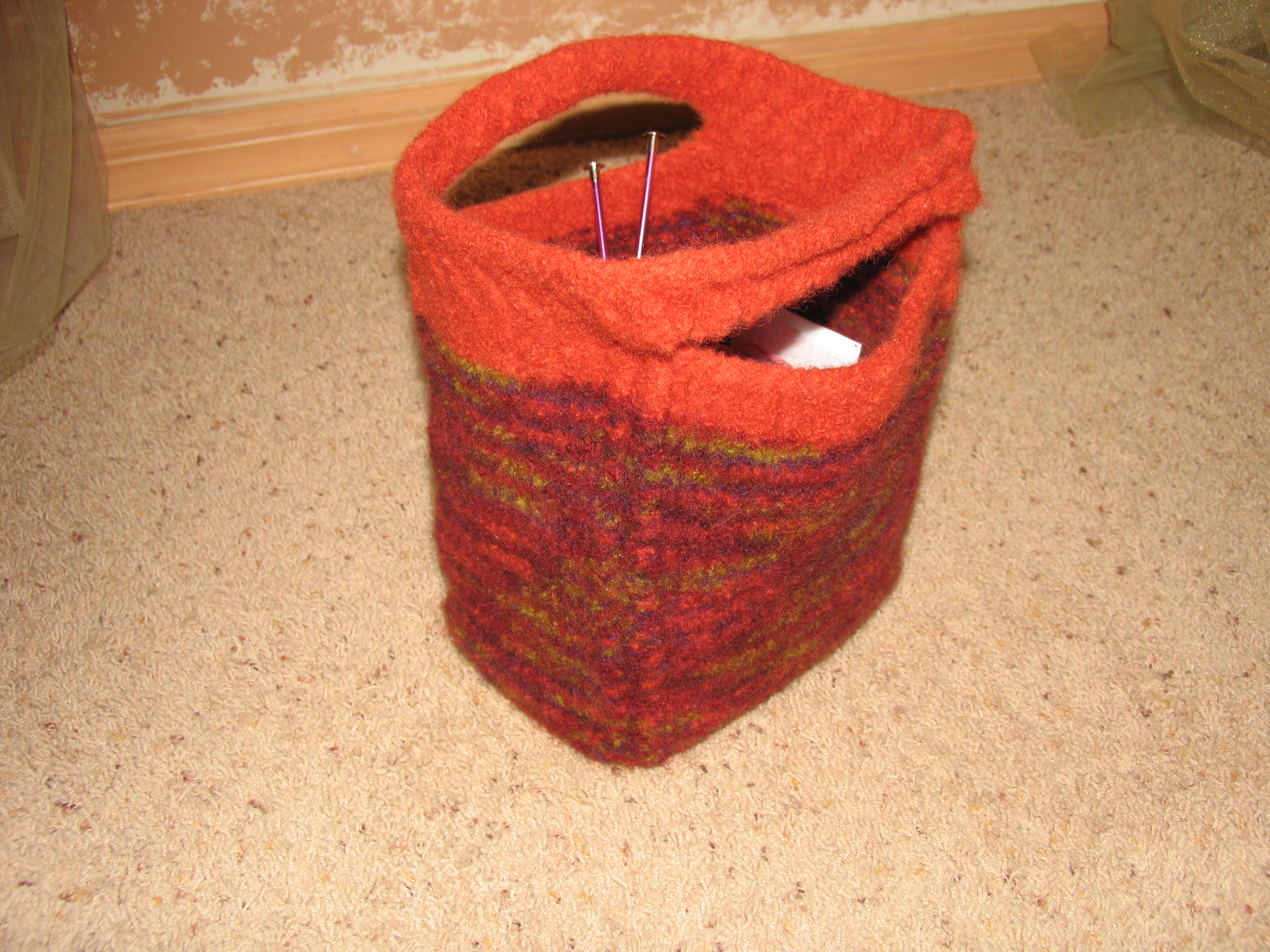 Felted tote
